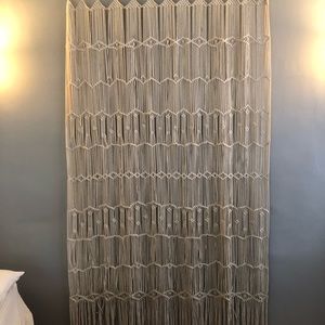 Handmade macrame wall hanging!